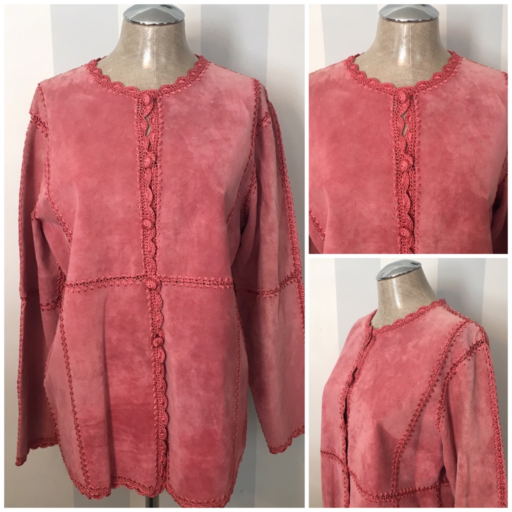 Nwt Authentic Suede Jacket